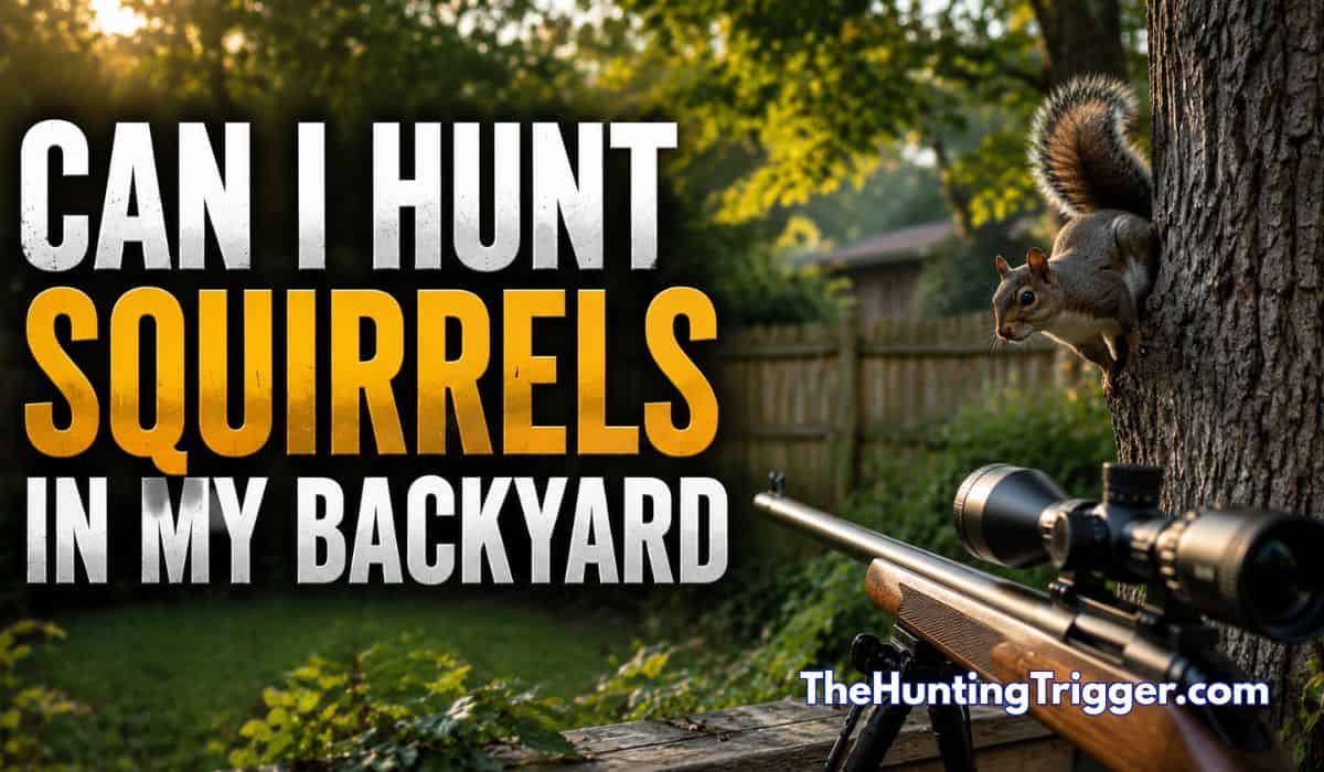 Can I Hunt Squirrels in My Backyard