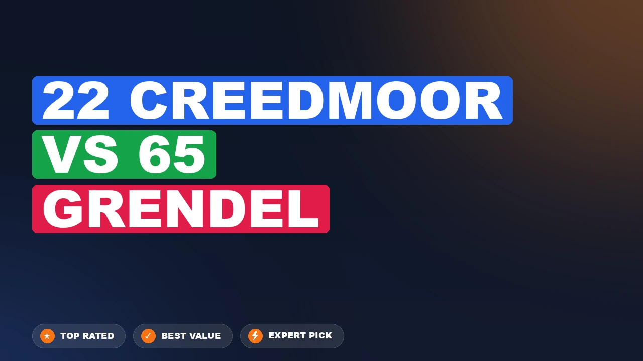 22 Creedmoor vs 6.5 Grendel side-by-side comparison