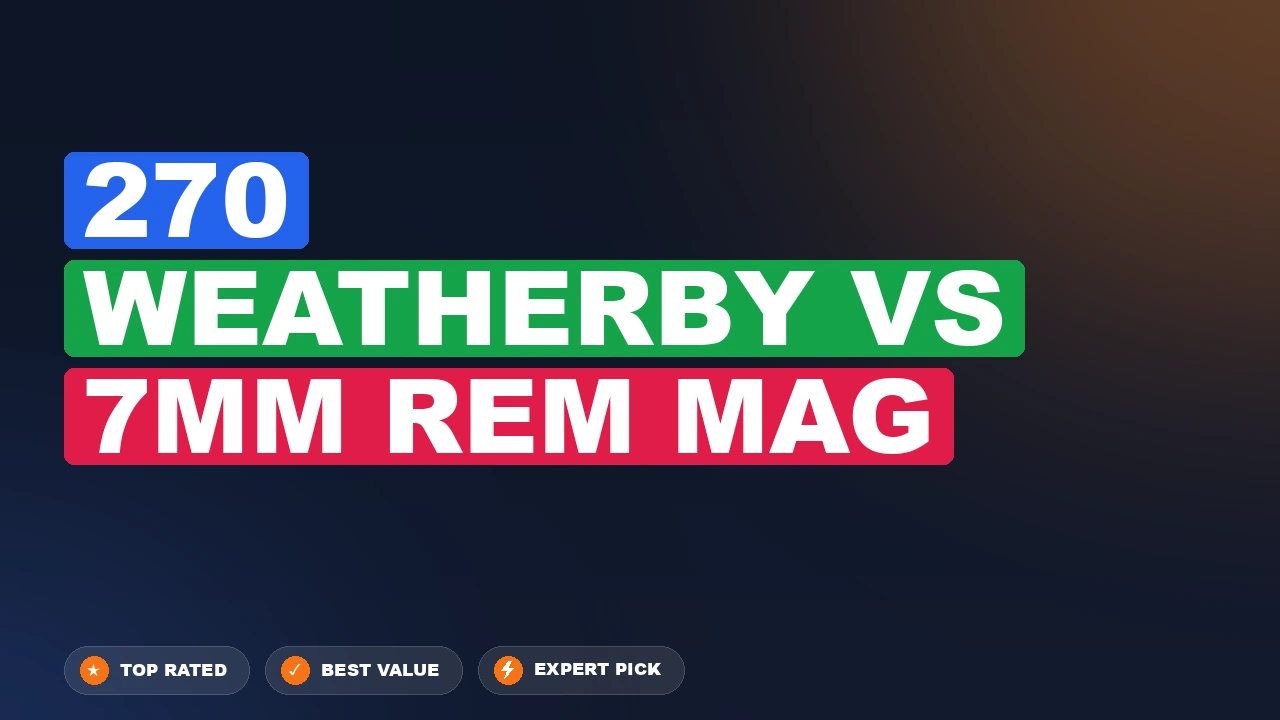 270 Weatherby vs 7mm Rem Mag side-by-side comparison