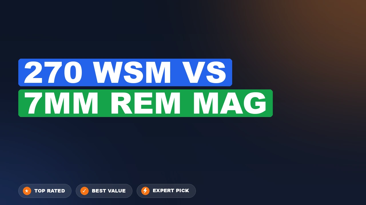 270 Wsm vs 7mm Rem Mag side-by-side comparison