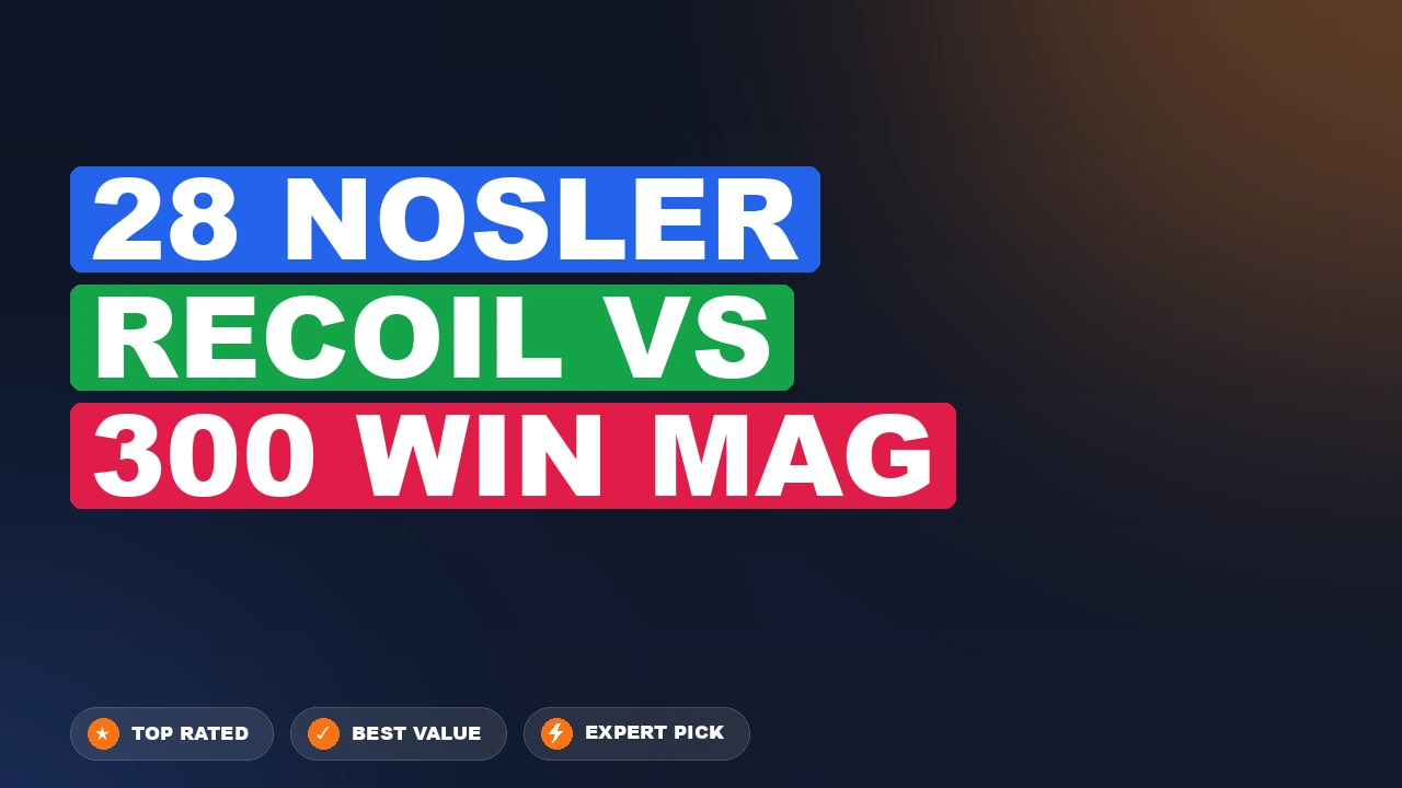 28 Nosler Recoil vs 300 Win Mag side-by-side comparison