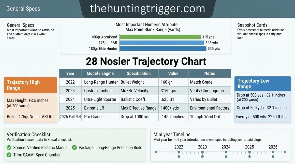 28 nosler trajectory chart