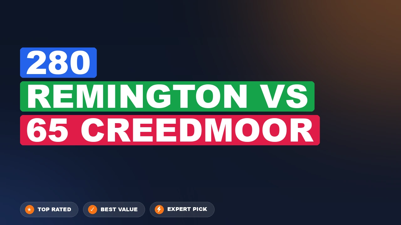 280 Remington vs 6.5 Creedmoor side-by-side comparison