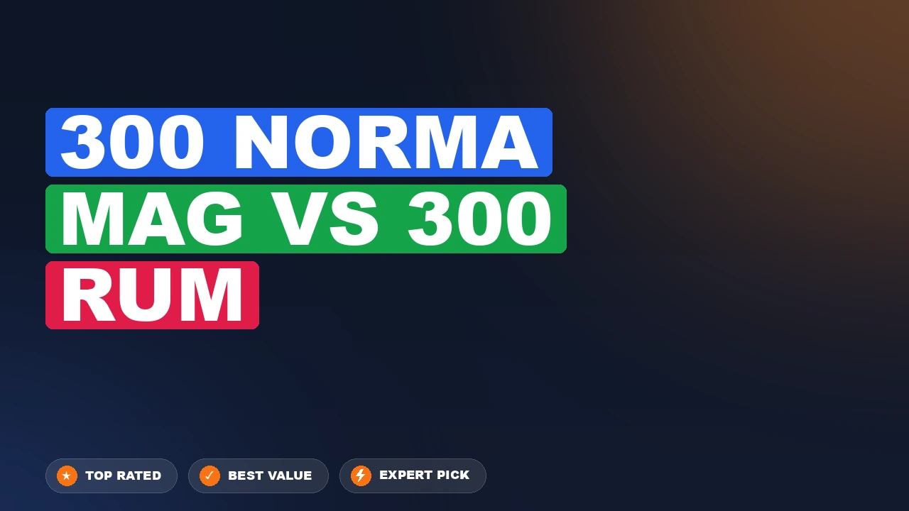 300 Norma Mag vs 300 Rum side-by-side comparison