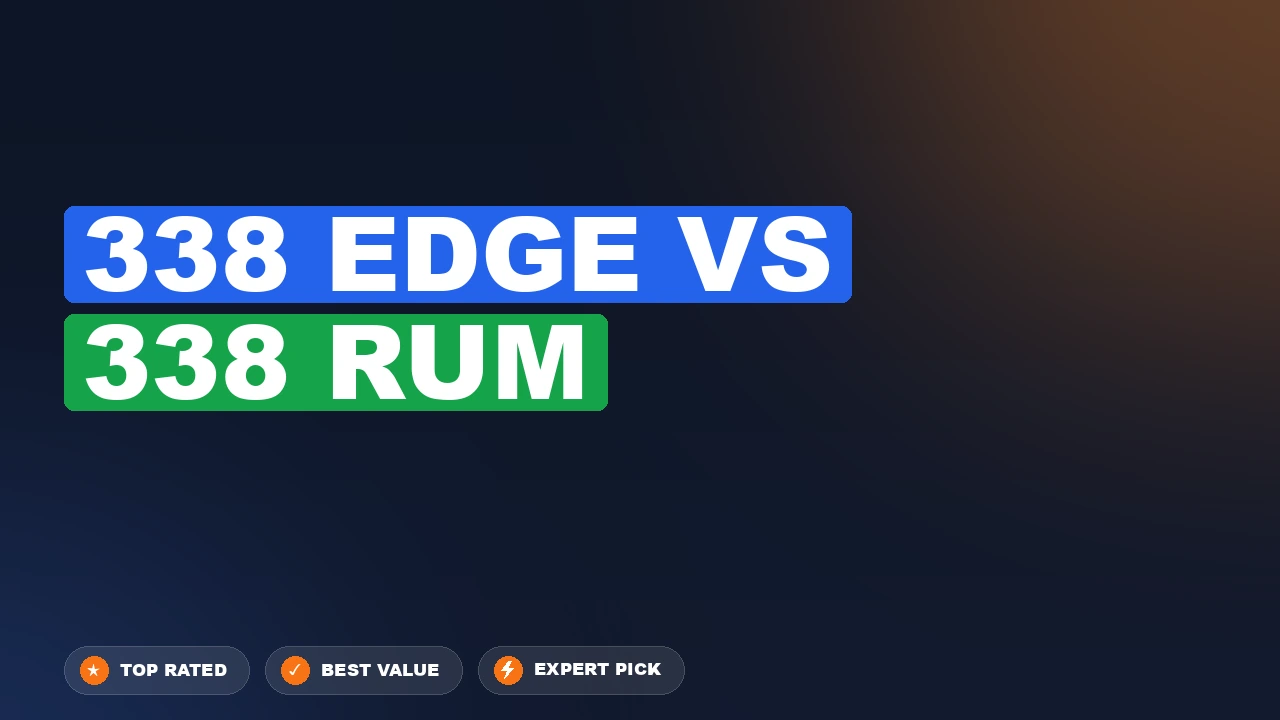 338 Edge vs 338 Remington Ultra Magnum side-by-side comparison