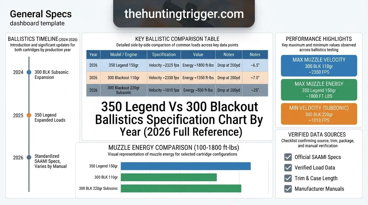 350 legend vs 300 blackout ballistics chart