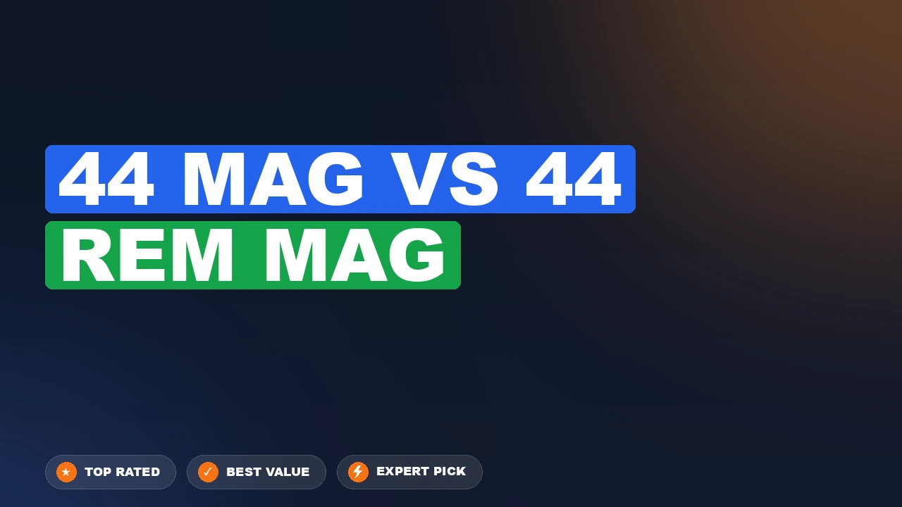 44 Mag vs 44 Rem Mag side-by-side comparison