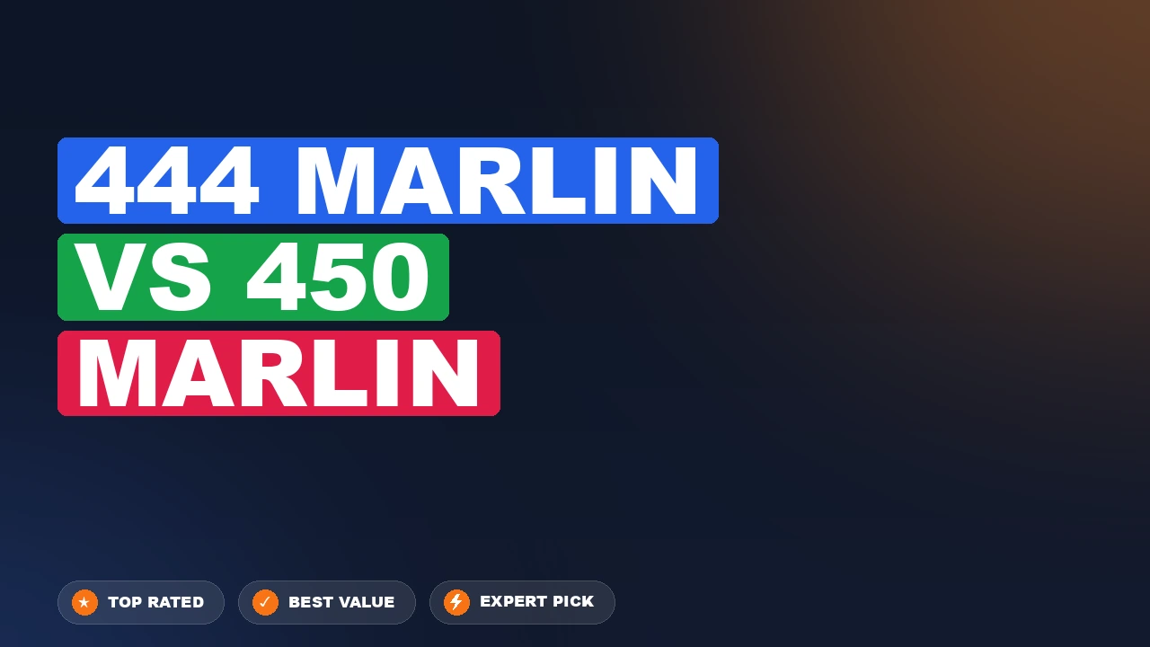 444 Marlin vs 450 Marlin side-by-side comparison