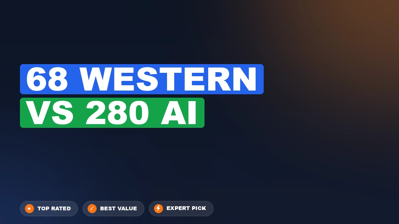 68 Western vs 280 AI side-by-side comparison
