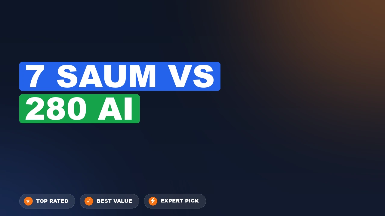 7 Saum vs 280 Ai side-by-side comparison
