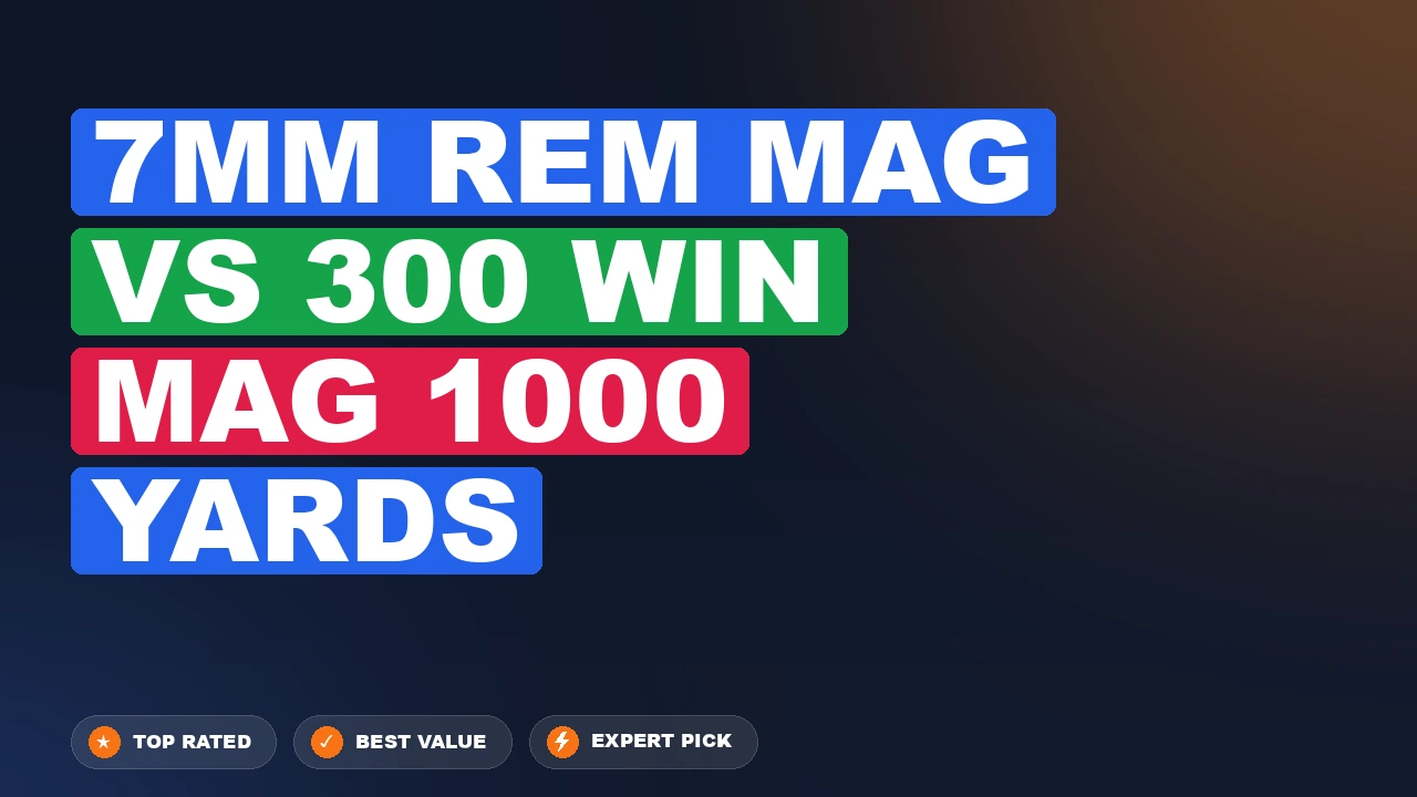 7mm Rem Mag vs 300 Win Mag side-by-side comparison