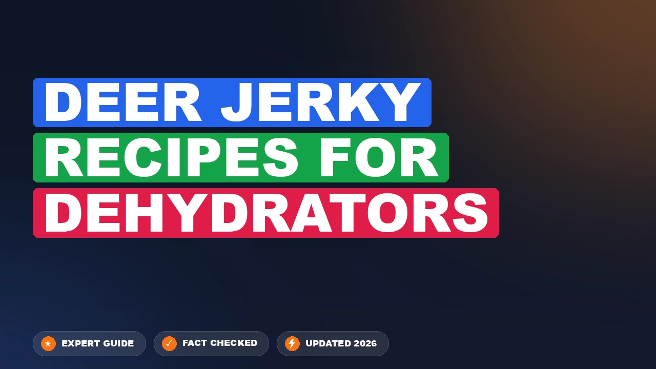 deer jerky recipes for dehydrators - delicious homemade recipe photo