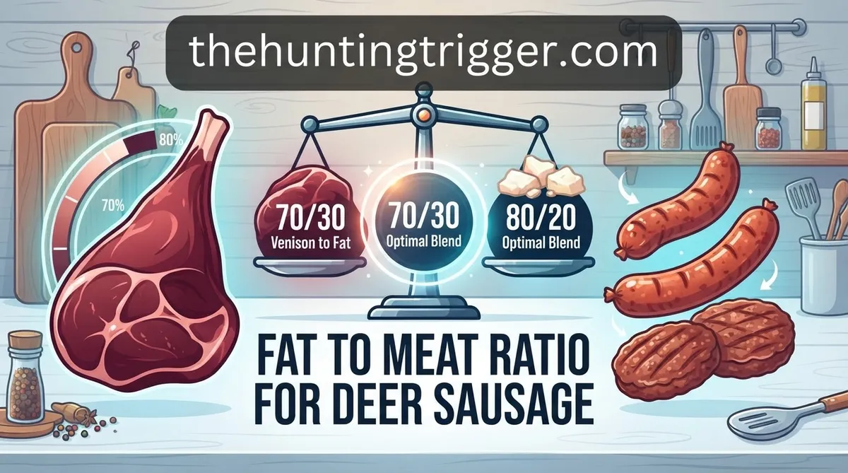 fat to meat ratio for deer sausage