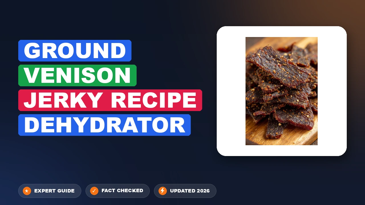 ground venison jerky recipe dehydrator - delicious homemade recipe photo