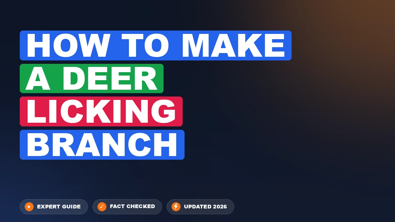 how to make a deer licking branch - delicious homemade recipe photo