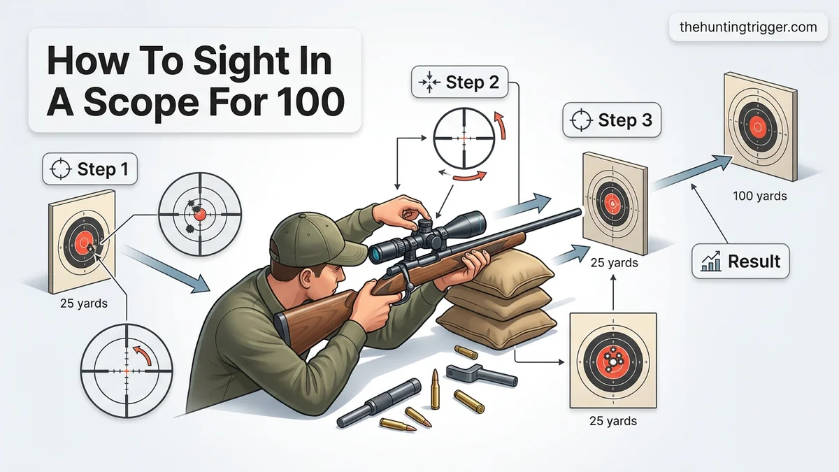 How To Sight In A Scope For 100 Yards At 25 Yards How To Sight In A Scope For 100 Yards At 25 Yards expert guide showing the main topic and key context