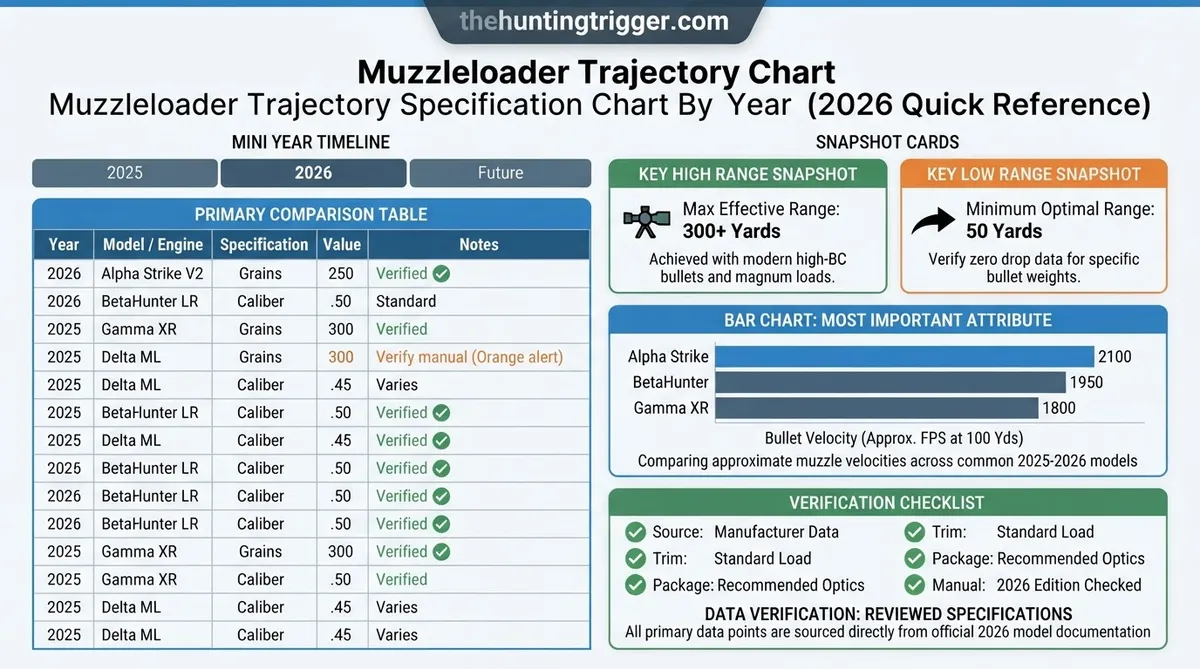 muzzleloader trajectory chart