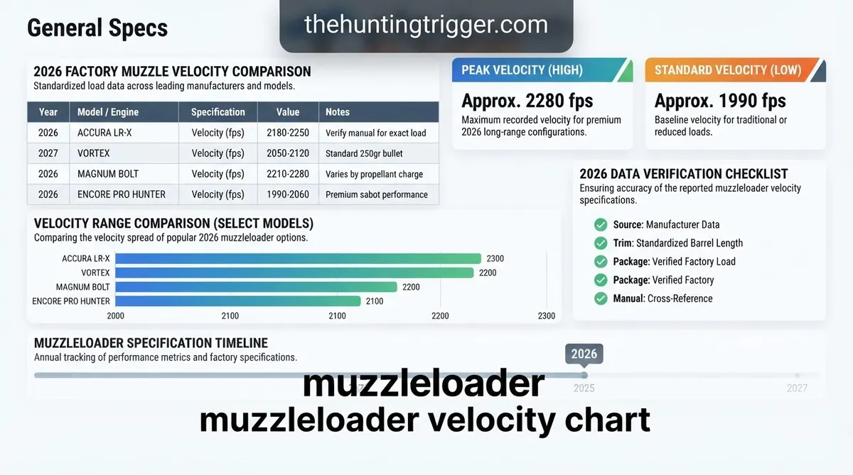 muzzleloader velocity chart